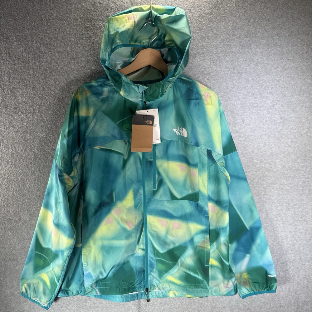 The North Face Yumiori WindWall Women's Size 2XL Blue Flax Windbreaker Jacket